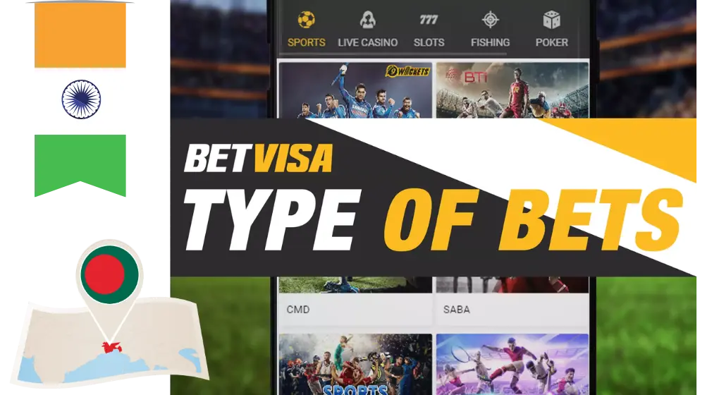 Bet Types in Betvisa India App